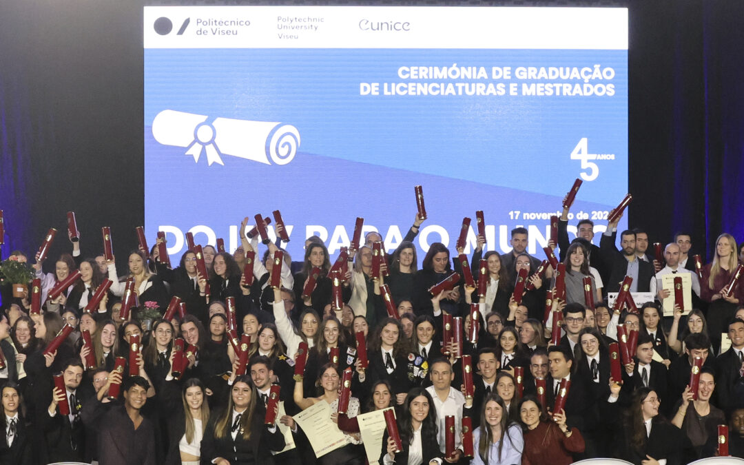 Cerimónia de Graduação de Licenciaturas e Mestrados do IPV encantou